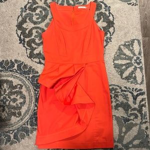 Orange Calvin Klein Dress